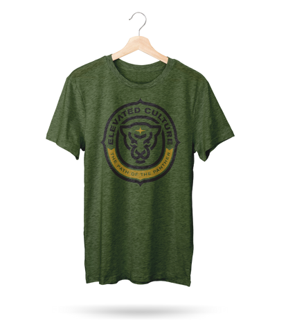 Shield Logo Olive Tee